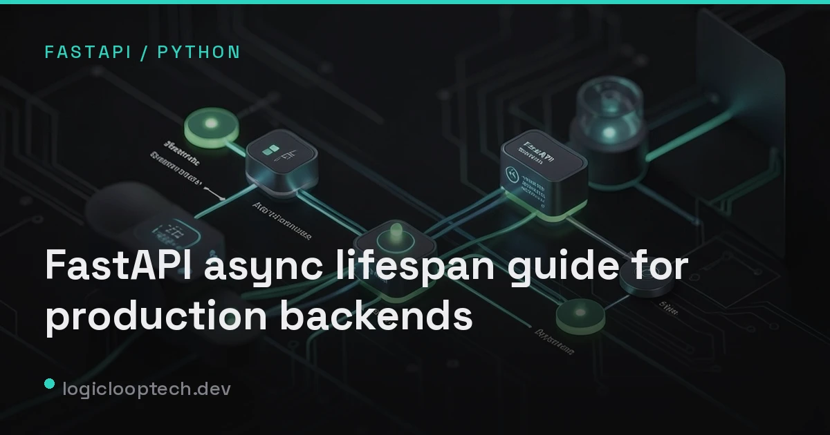 FastAPI async lifespan guide for production backends