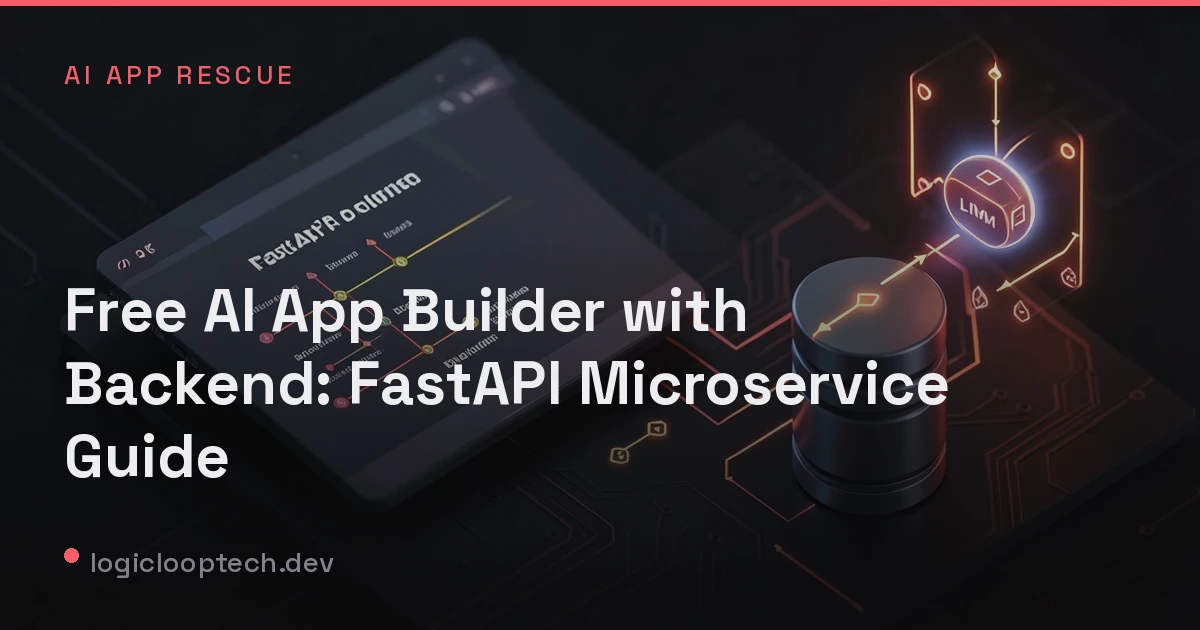 Free AI App Builder with Backend: FastAPI Microservice Guide