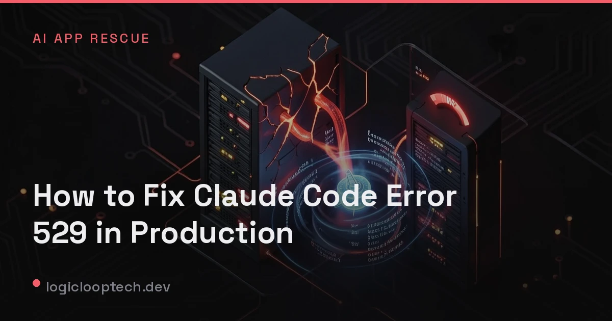 How to Fix Claude Code Error 529 in Production