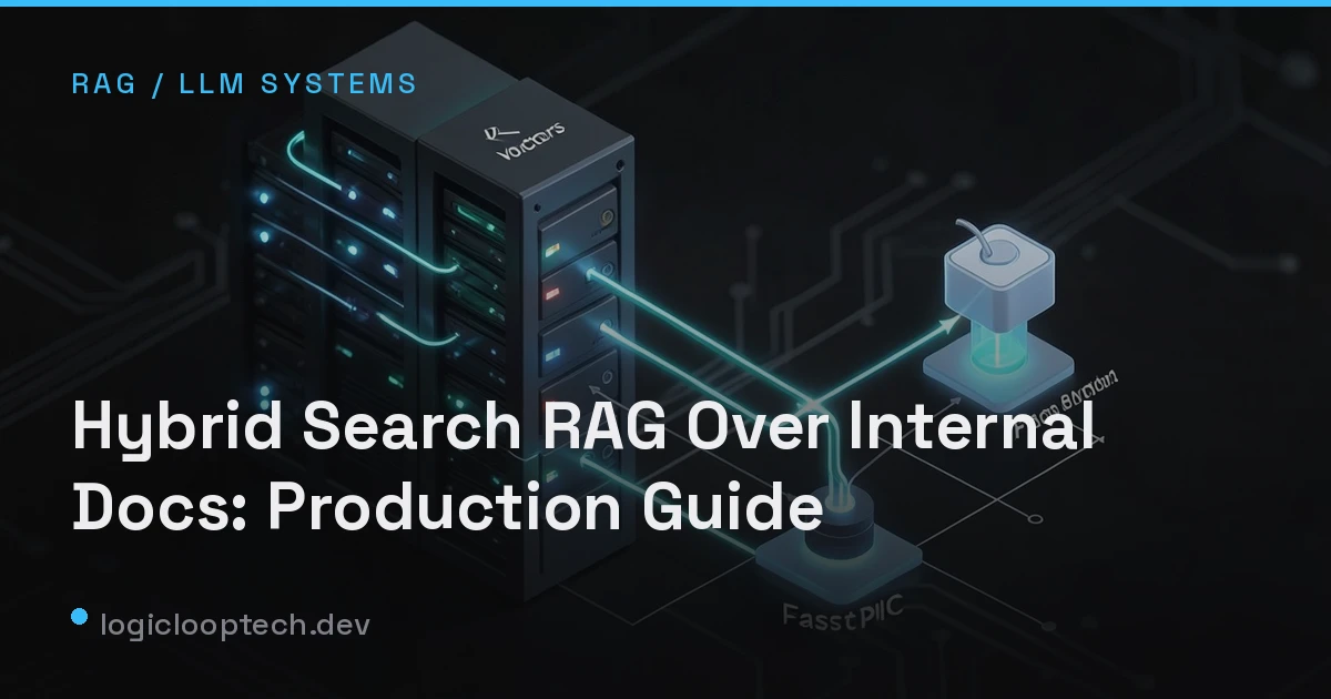 Hybrid Search RAG Over Internal Docs: Production Guide