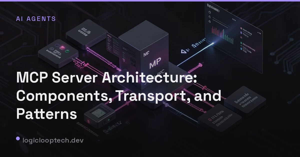 MCP Server Architecture: Components, Transport, and Patterns