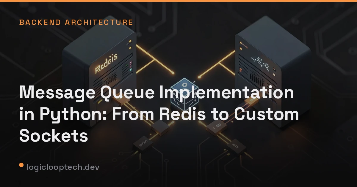 Message Queue Implementation in Python: From Redis to Custom Sockets