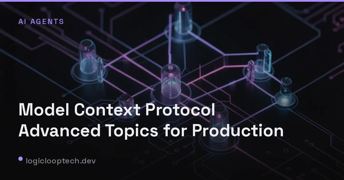 Model Context Protocol Advanced Topics for Production