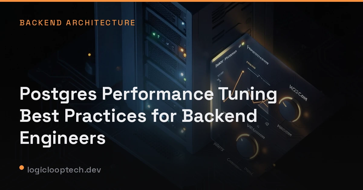 Postgres Performance Tuning Best Practices for Backend Engineers