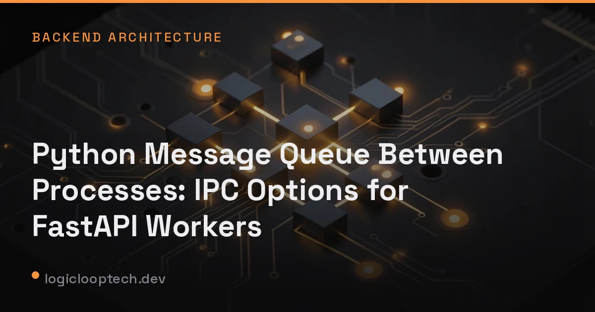 Python Message Queue Between Processes: IPC Options for FastAPI Workers