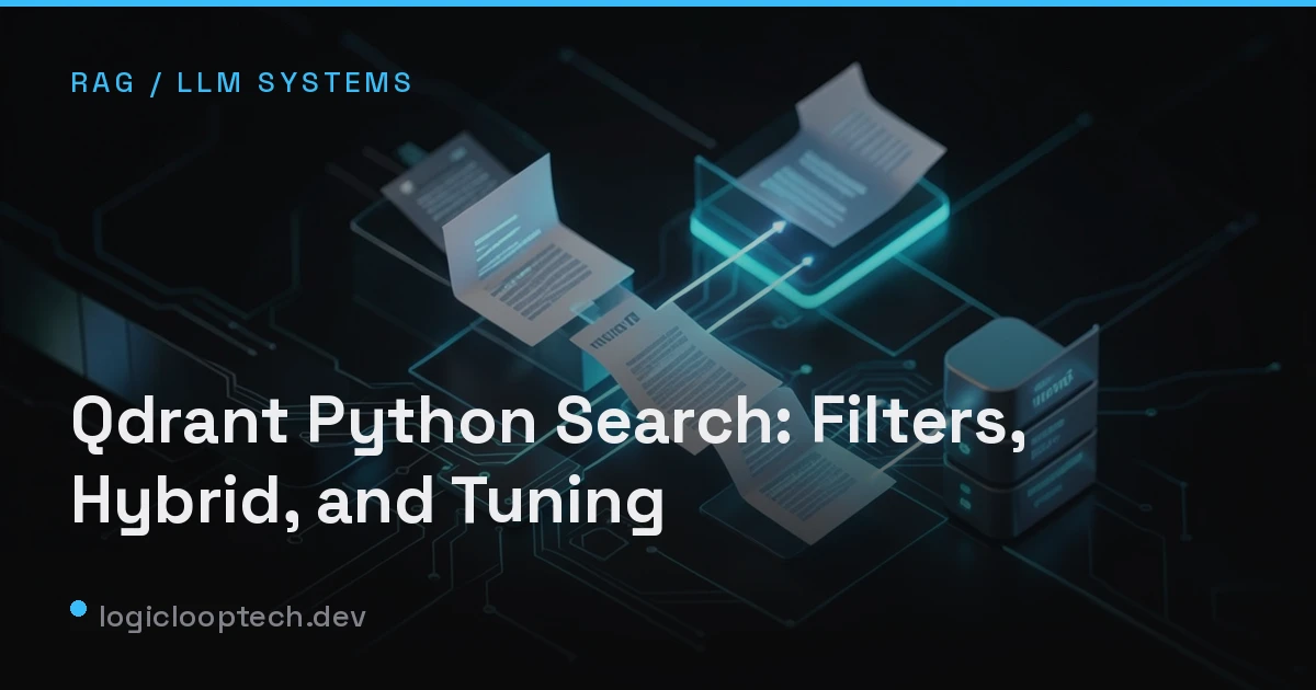 Qdrant Python Search: Filters, Hybrid, and Tuning