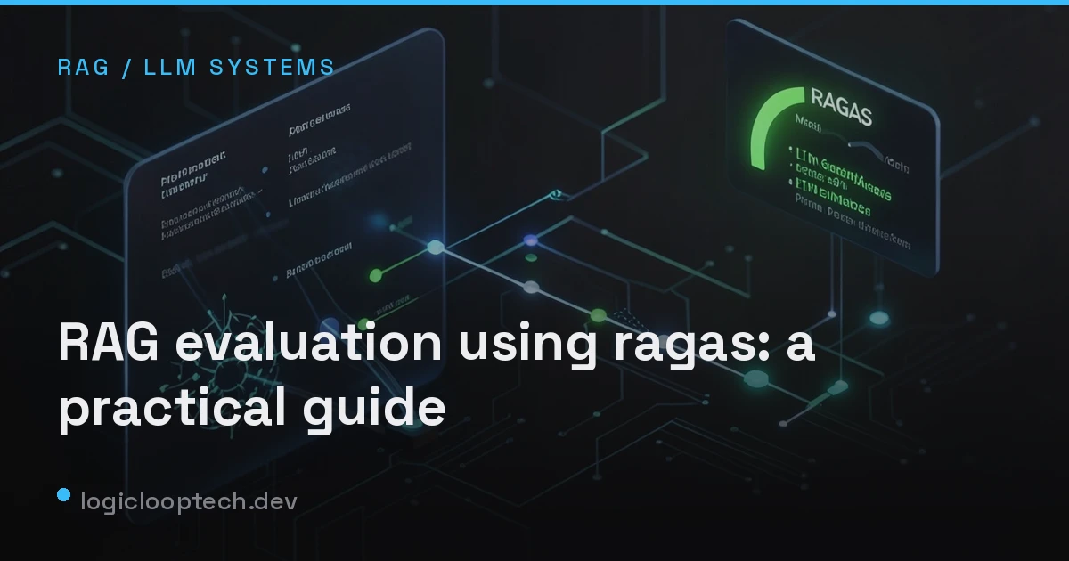 RAG evaluation using ragas: a practical guide
