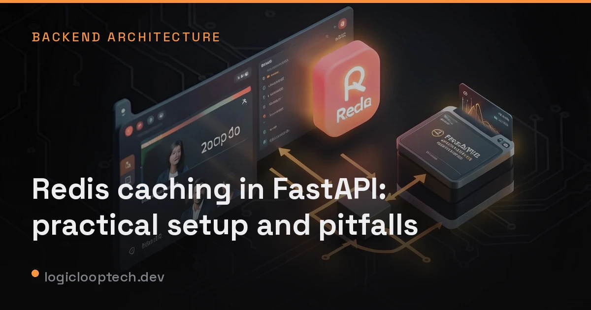 Redis caching in FastAPI: practical setup and pitfalls